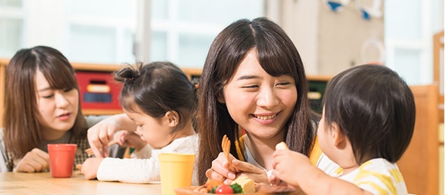 ☆施設職員のための保育園☆♪介護施設に併設しているため異世代交流でのびのび保育